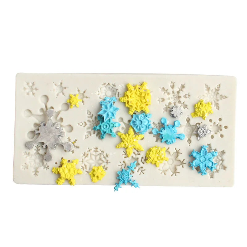 Snow Flake Shaped 3D Silicon Mold