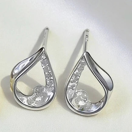 Pearls Water Drop Earrings