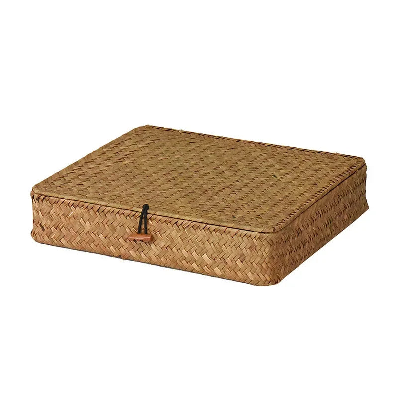 Seagrass Baskets with Lid