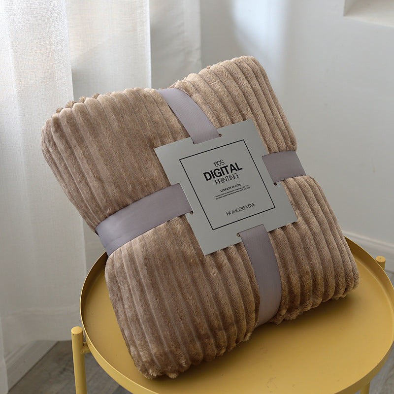 Sofa Cover Striped Throw Blanket