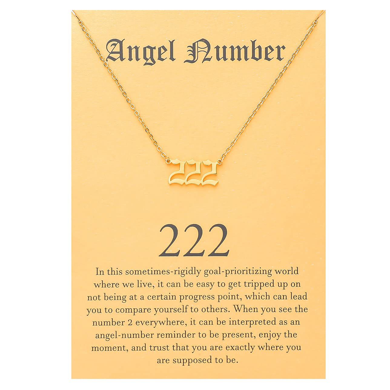 Angel Number Necklace