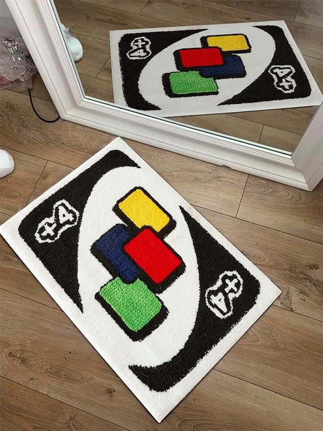Imitation Cashmere Playing Card Carpet