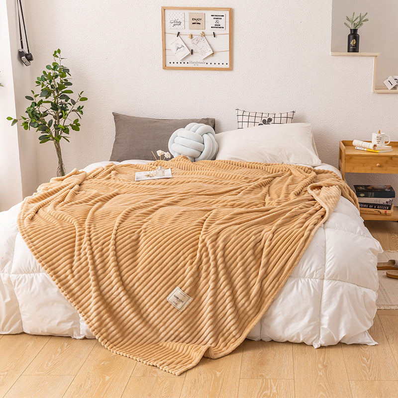 Solid Colored Magic Plush Blanket