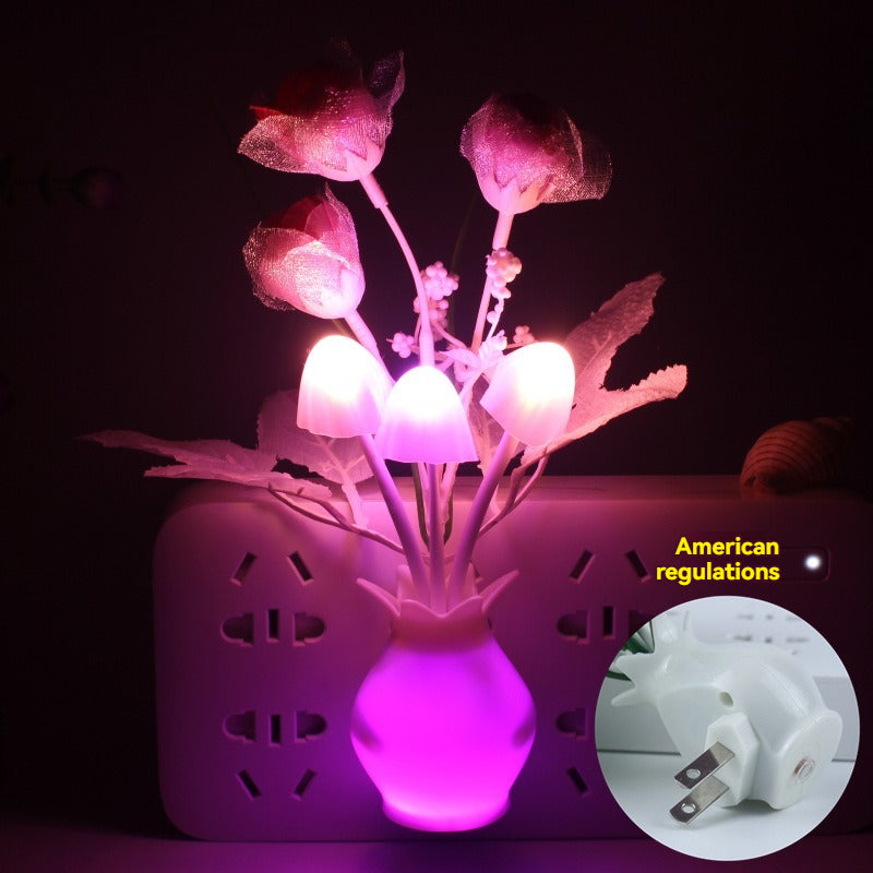 Colorful Color Change Vase Night Light