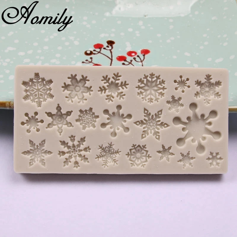 Snow Flake Shaped 3D Silicon Mold