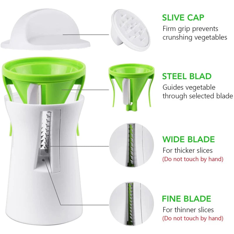 Vegetable Slicer Vegetable Spiral