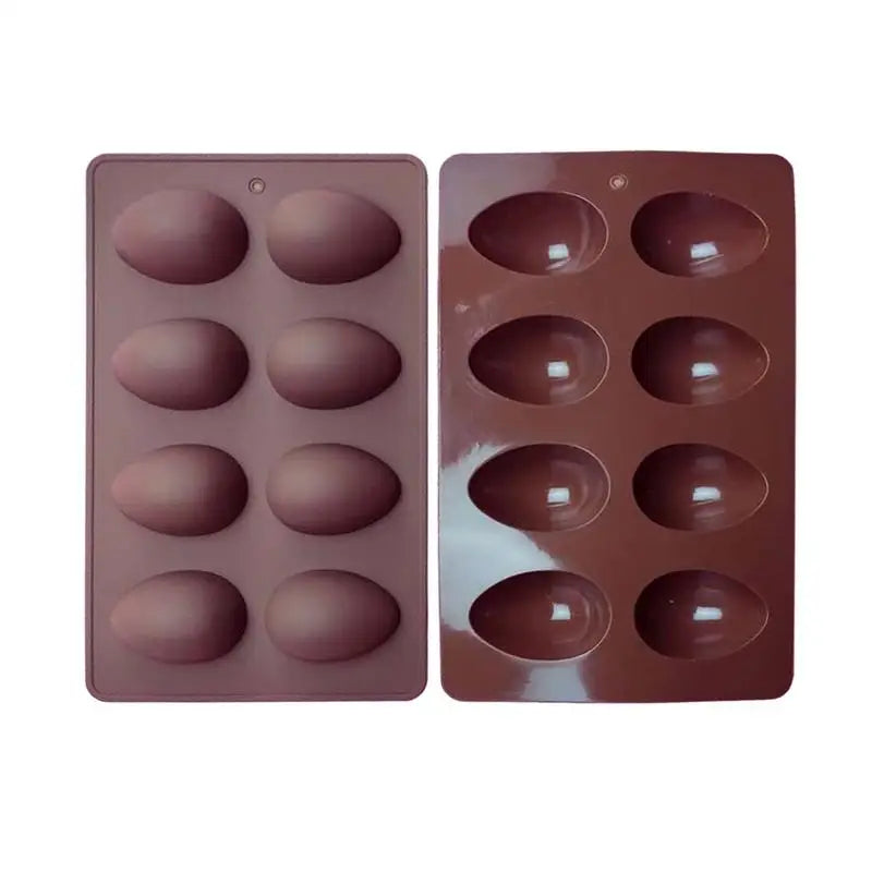 DIY Baking 8cup Silicone Egg Mold Food Grade Cake Decorating Chocolate Mold Easter For Kitchen DIY Baking Tools