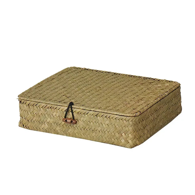Seagrass Baskets with Lid