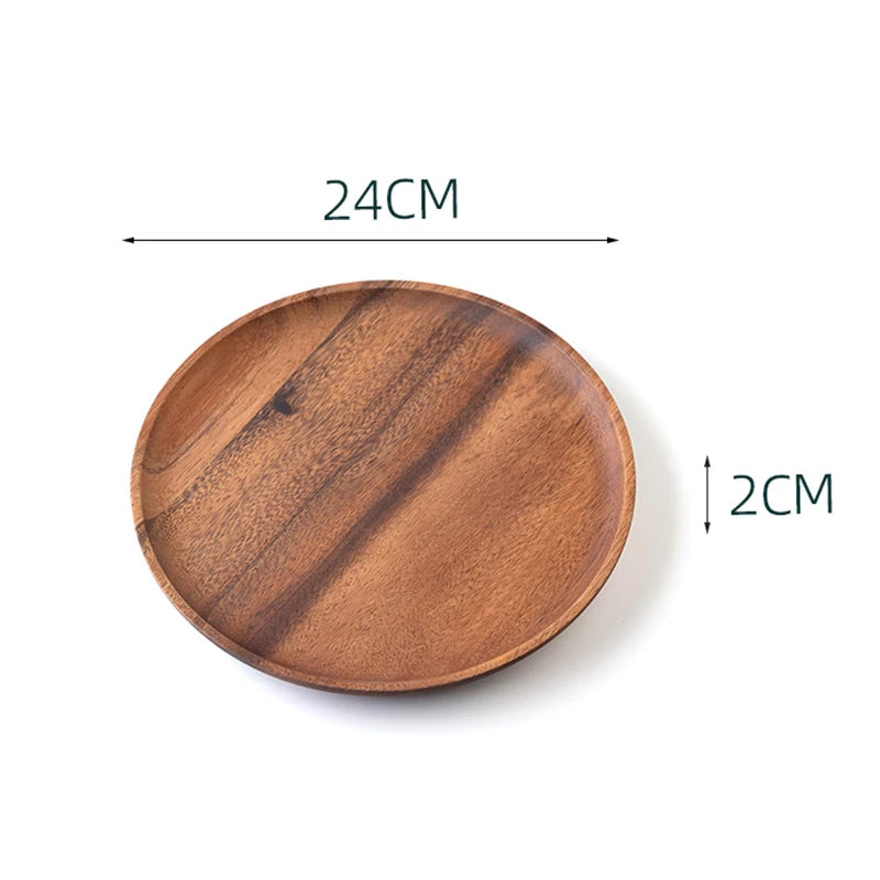 Wooden Dinner Plates