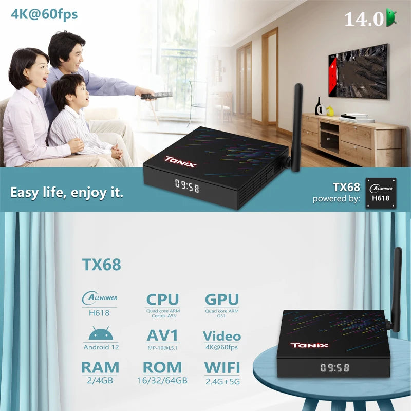 Tanix TX68 Smart TV