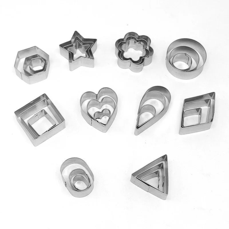 30Pcs Mini Stainless Steel Mould