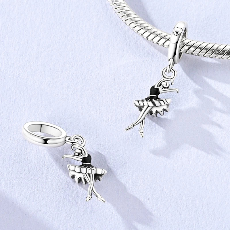 925 Sterling Silver Ballerina Pendant
