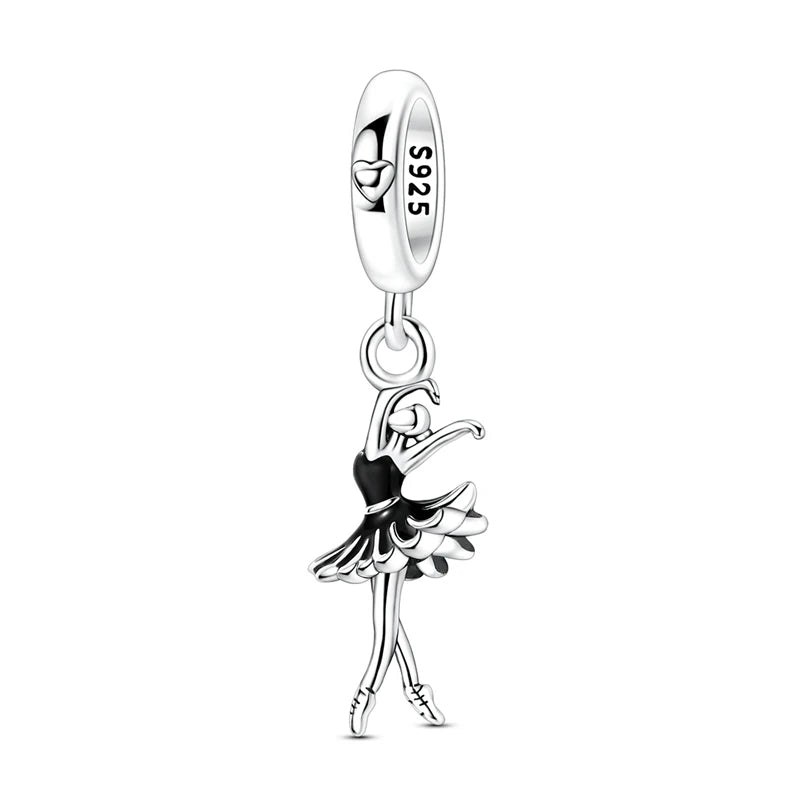 925 Sterling Silver Ballerina Pendant
