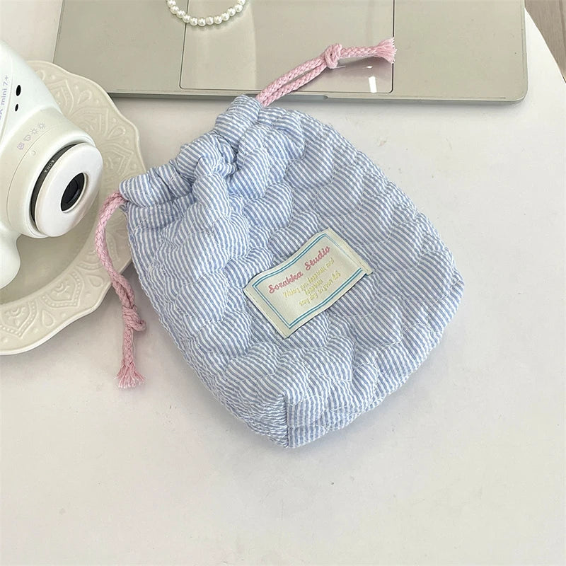 Heart Printed Quilted Bag