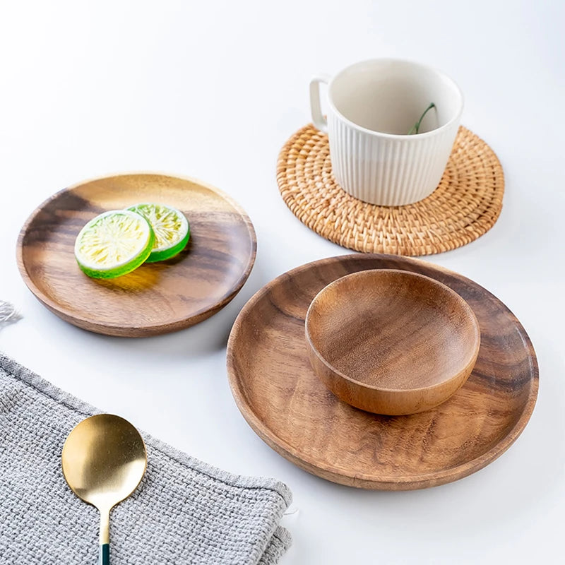 Wooden Dinner Plates