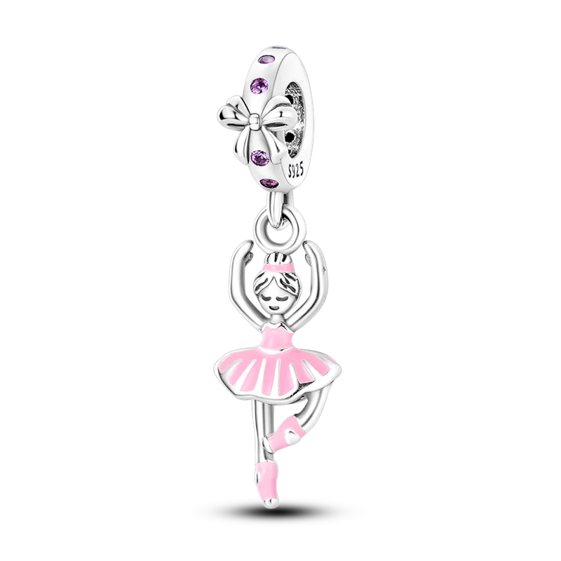 925 Sterling Silver Ballerina Pendant