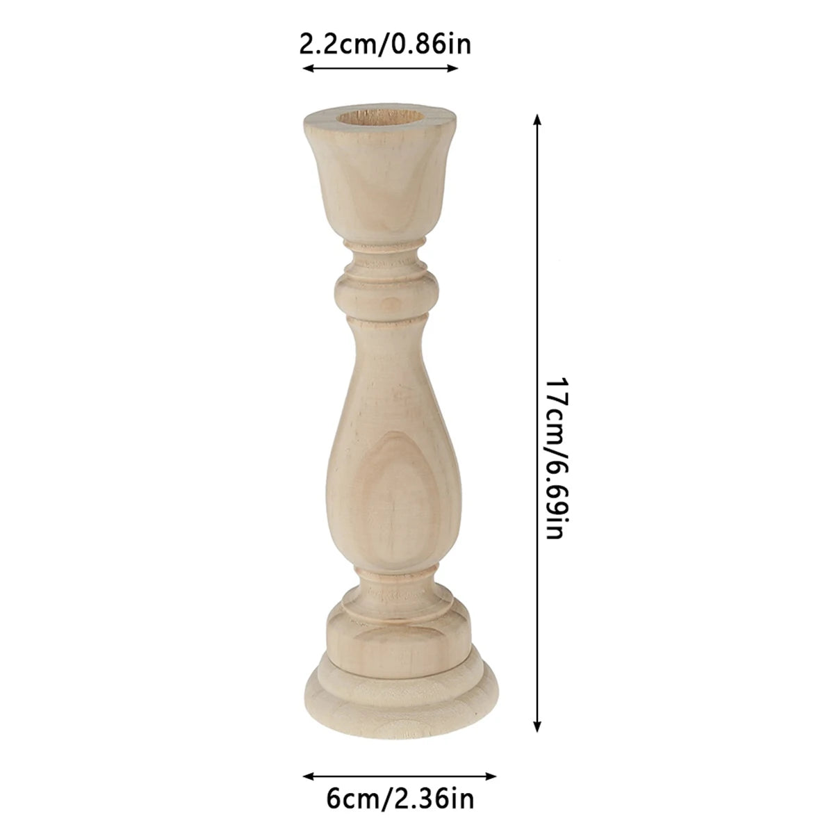 Wooden Candlesticks
