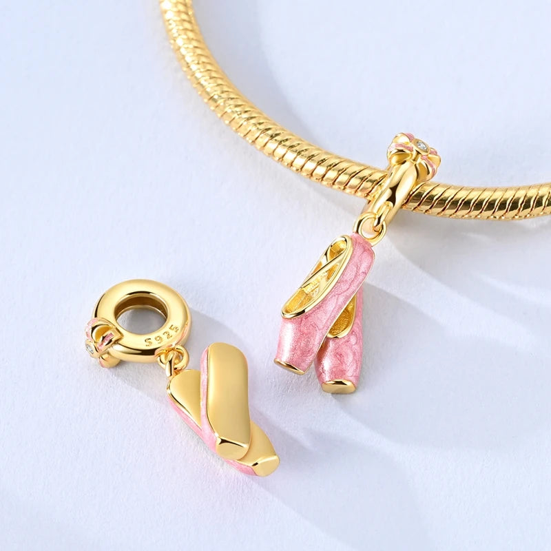 925 Sterling Silver Ballerina Pendant