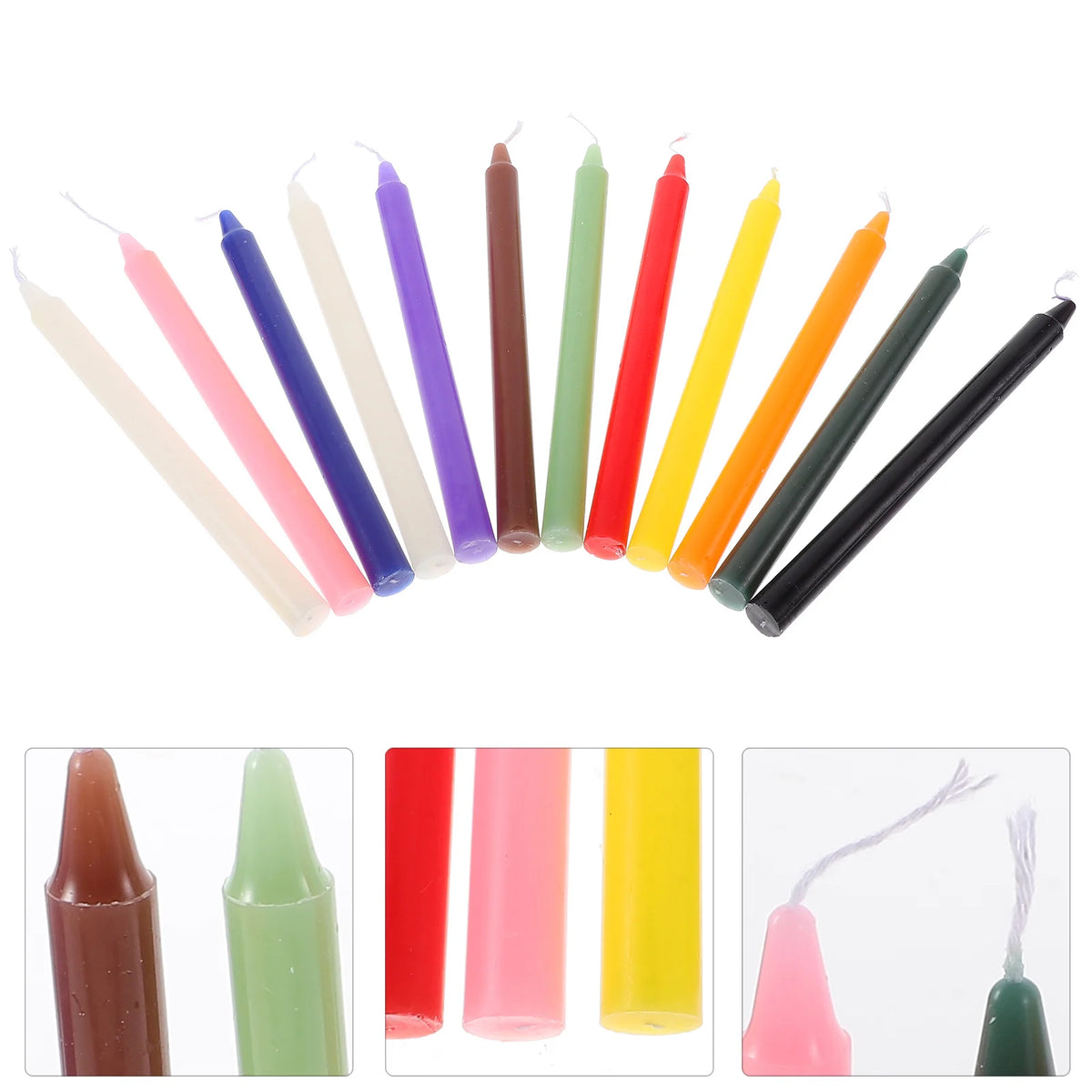 12pcs Taper Candles