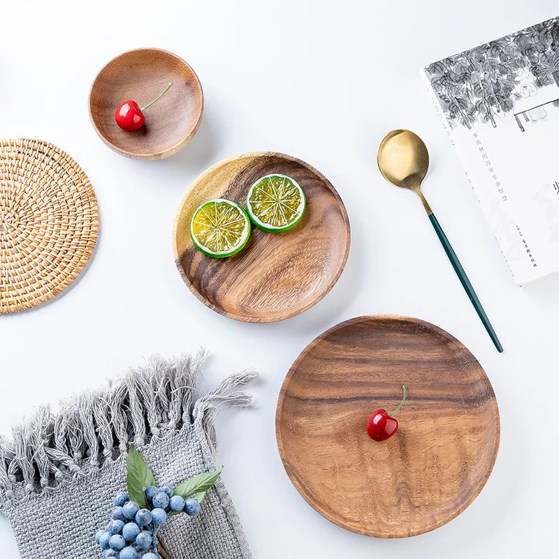 Wooden Dinner Plates