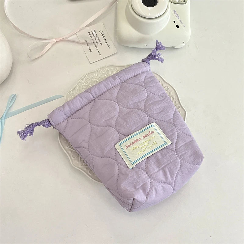 Heart Printed Quilted Bag