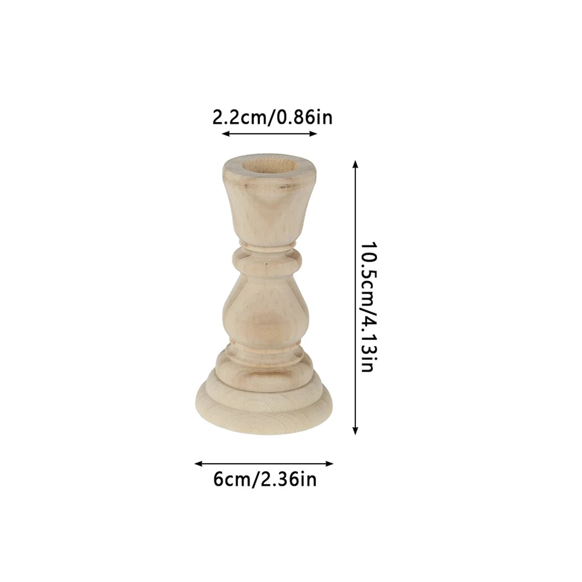 Wooden Candlesticks