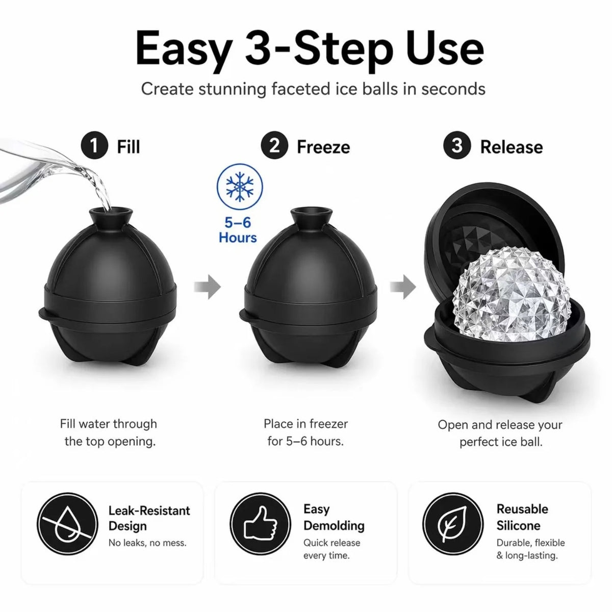 Silicone Ice Ball Mold