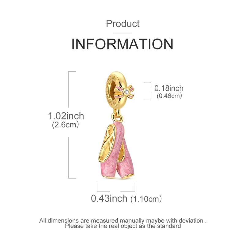 925 Sterling Silver Ballerina Pendant