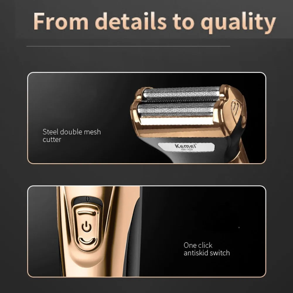 Kemei 3 In 1 Powerful Electric Shaver