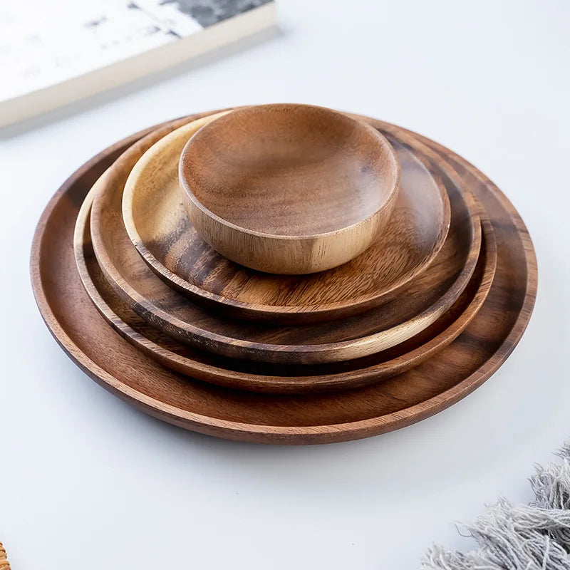 Wooden Dinner Plates