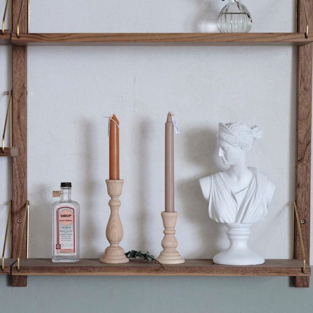 Wooden Candlesticks