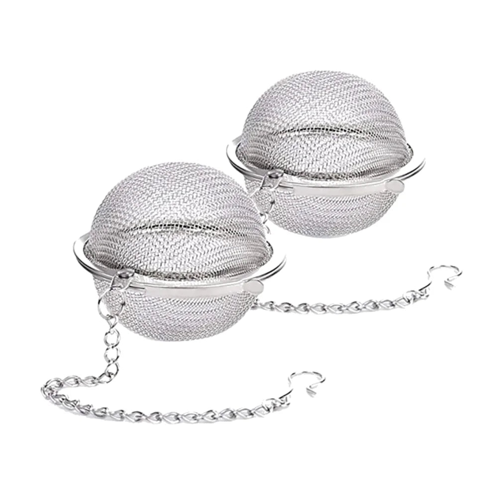 2/4pcs Stainless Steel Tea Infuser Sphere