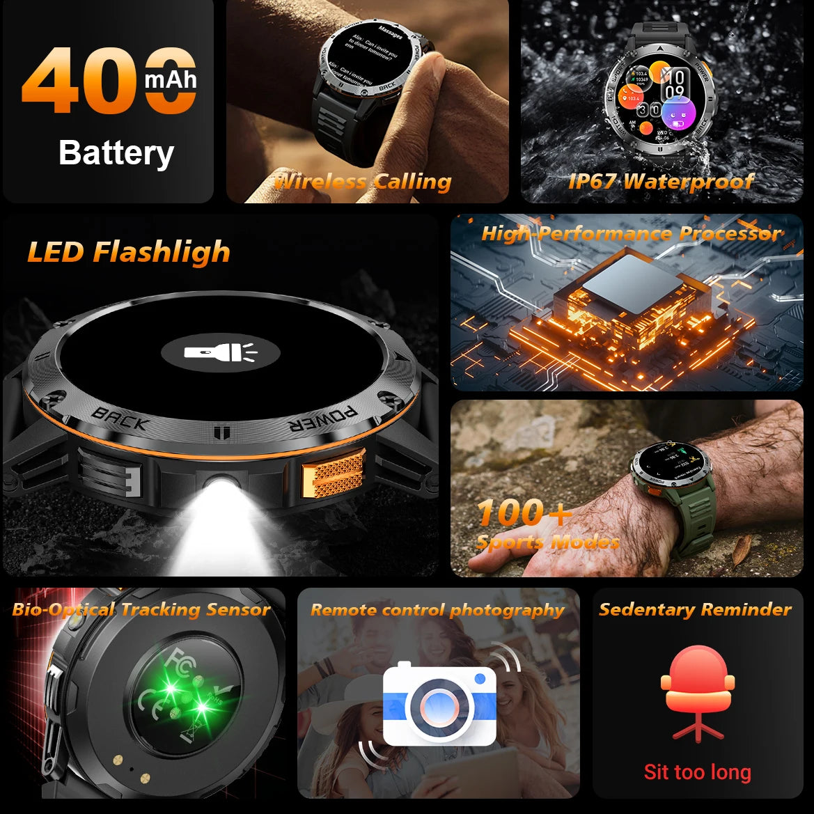 2026 NEW Outdoors Smartwatch GPS Waterproof