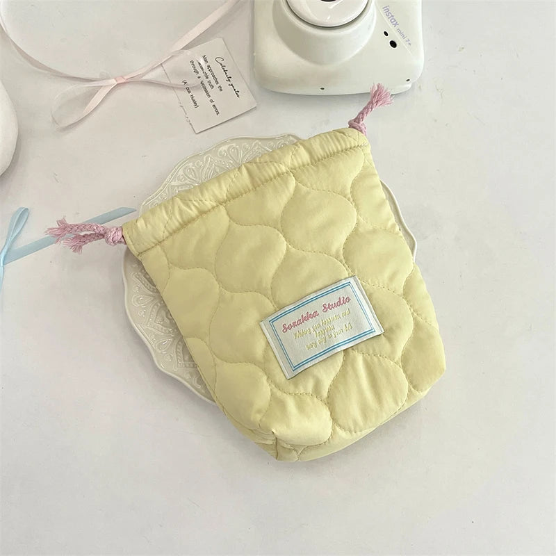 Heart Printed Quilted Bag