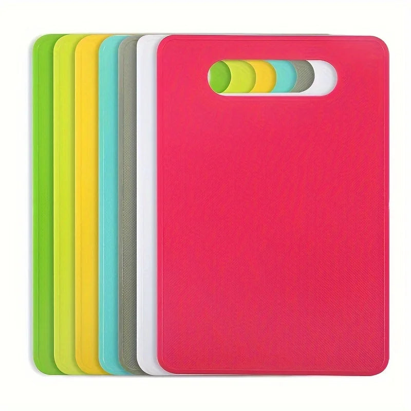 1pc, Colorful Plastic Cutting Board For Fruits And Vegetables