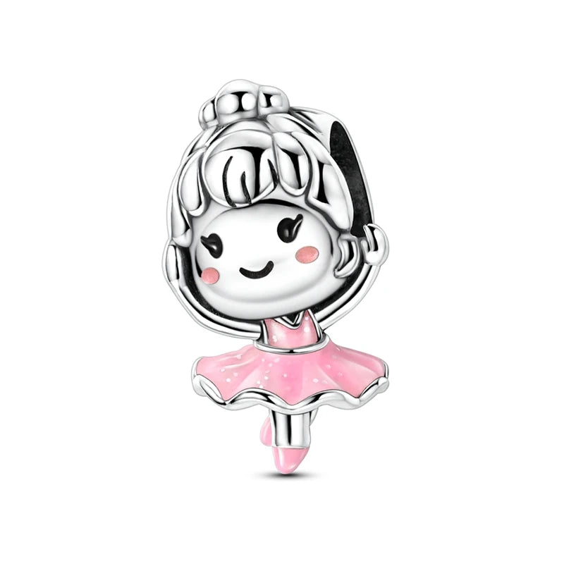 925 Sterling Silver Ballerina Pendant