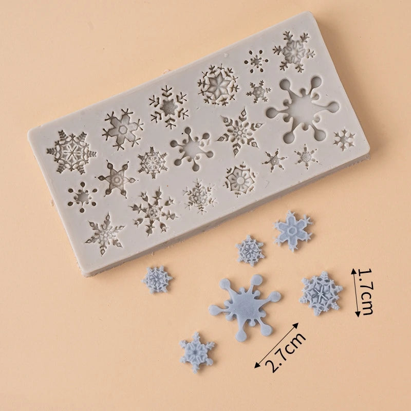 Snow Flake Shaped 3D Silicon Mold