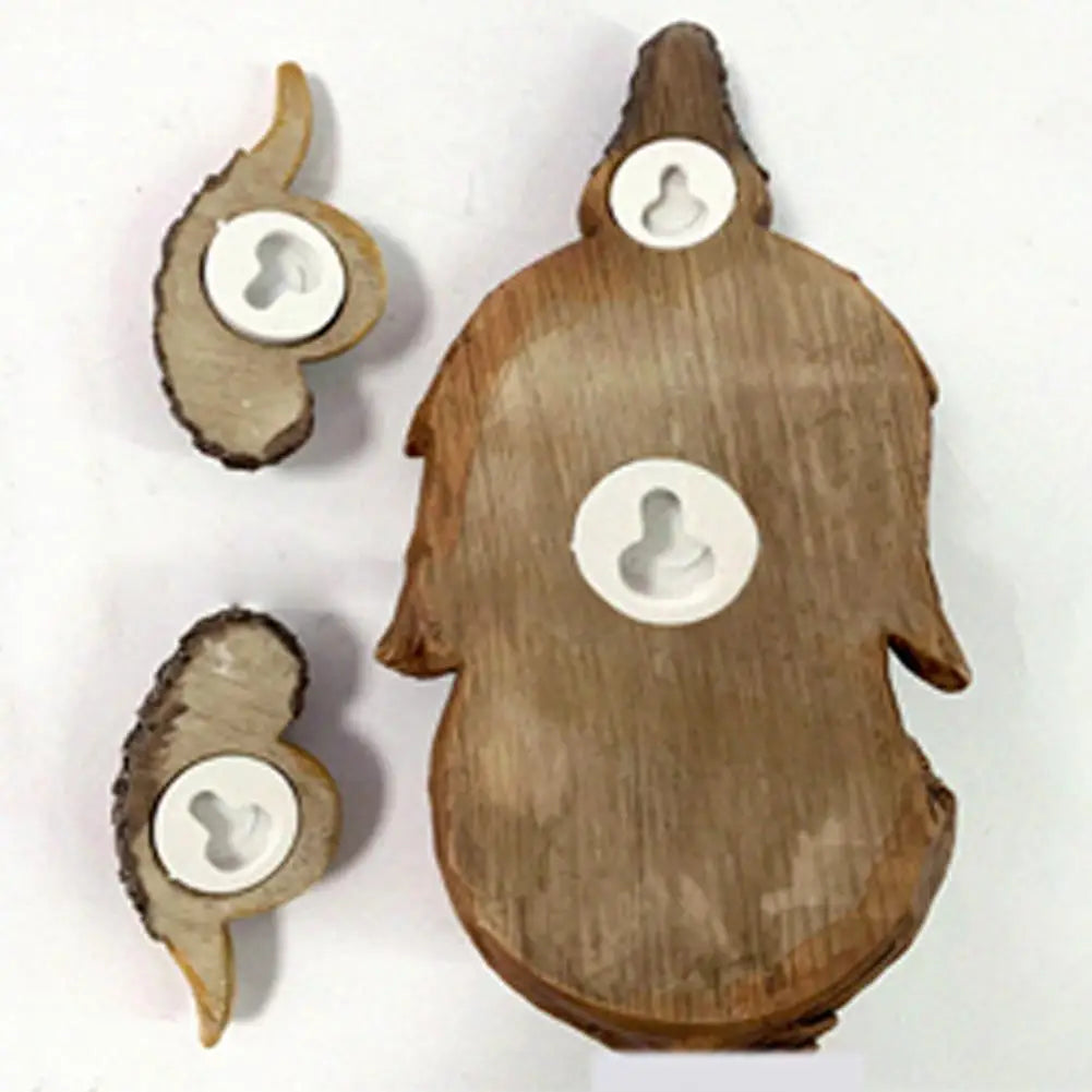 Outdoor Tree Faces Decor - Large Hand-Painted Resin Craft with Funny Unique Design, Also Bird Feeder, Solves Plain Yard/Garden