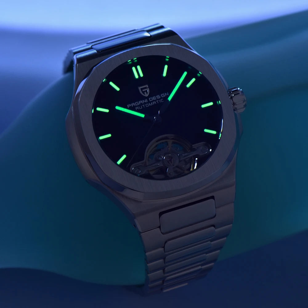 PAGANI DESIGN 2026 Men's Watch Gold Automatic Watch For Men