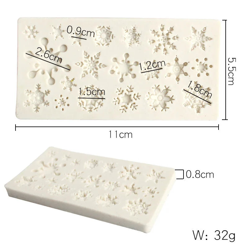 Snow Flake Shaped 3D Silicon Mold