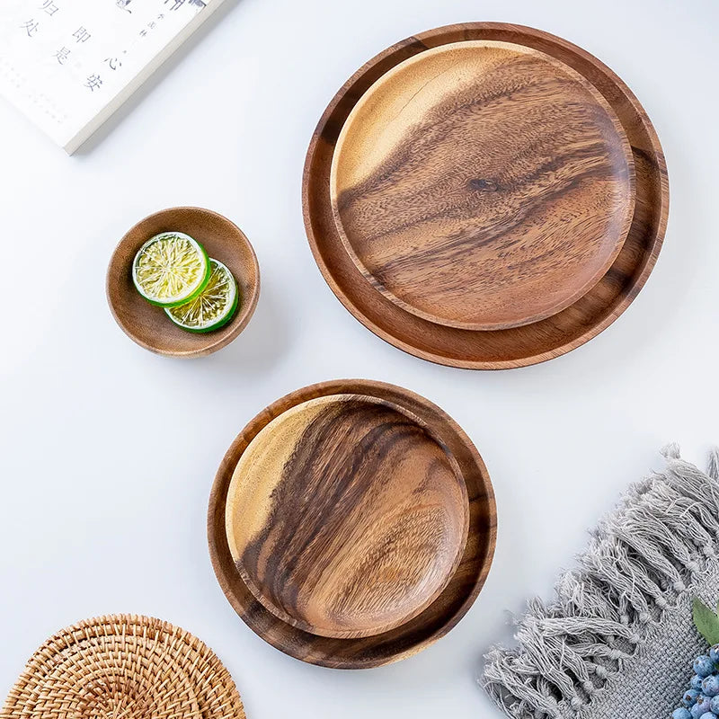 Wooden Dinner Plates