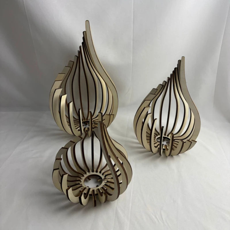 Wooden Handmade Candle Holder