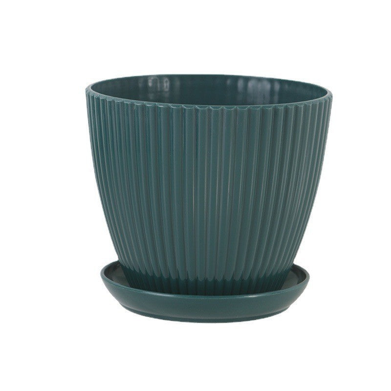 Vertical Striped Flowerpot