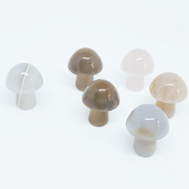 Natural Stone Mushroom Ornaments
