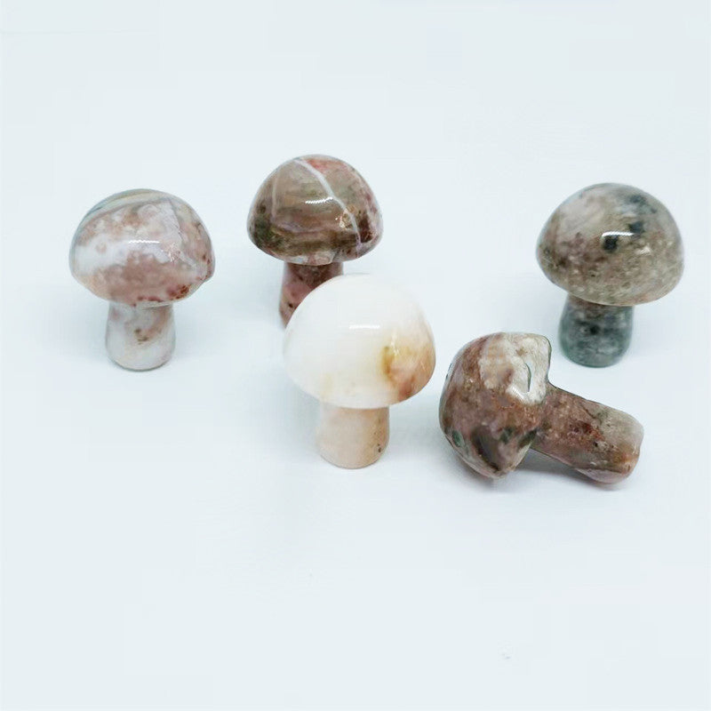 Natural Stone Mushroom Ornaments