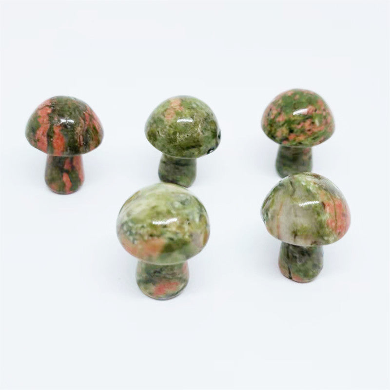 Natural Stone Mushroom Ornaments