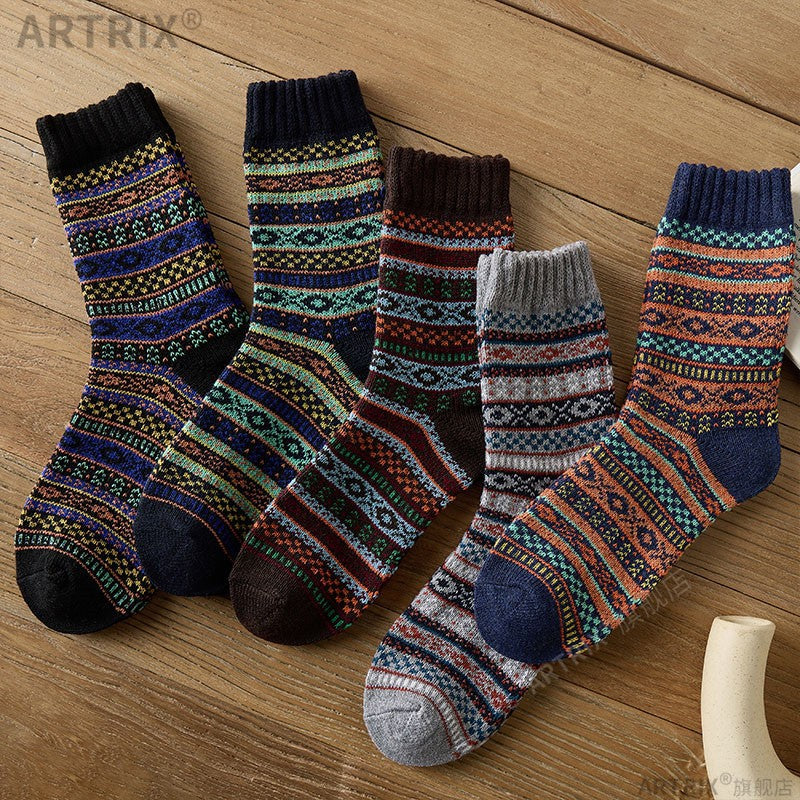 Men'S National Wind Mid-Tube Socks