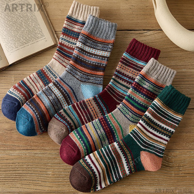 Men'S National Wind Mid-Tube Socks