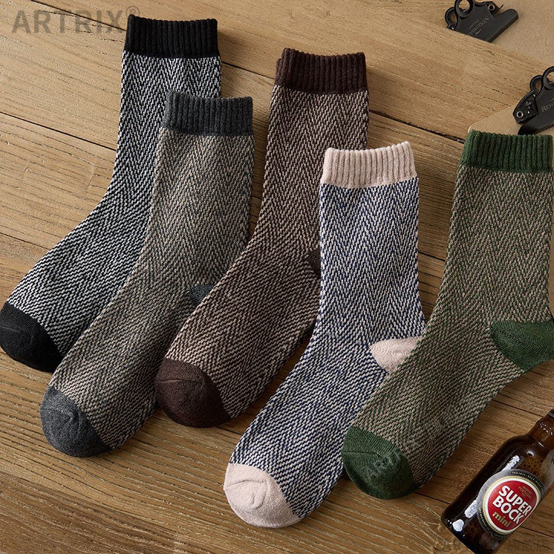 Men'S National Wind Mid-Tube Socks