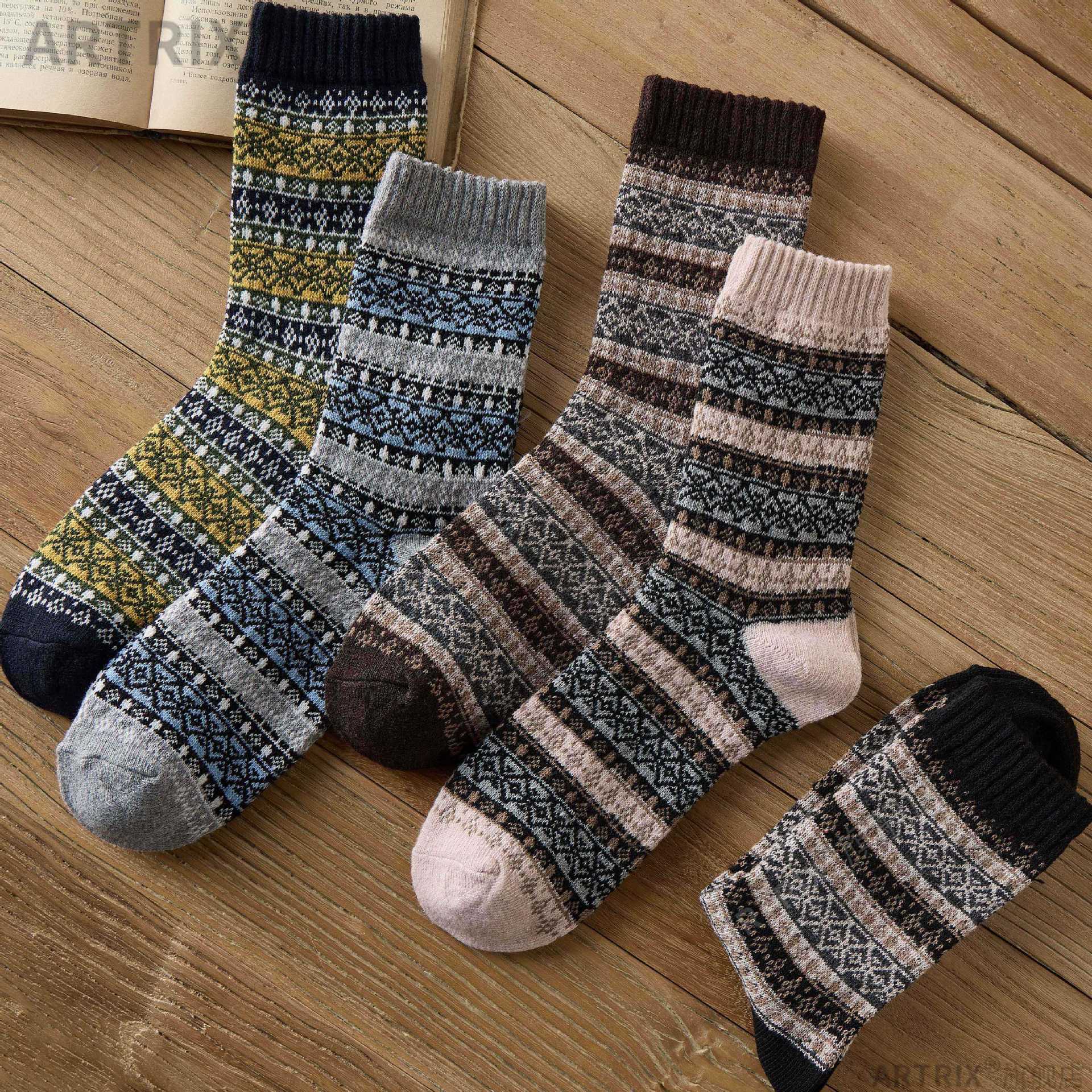 Men'S National Wind Mid-Tube Socks